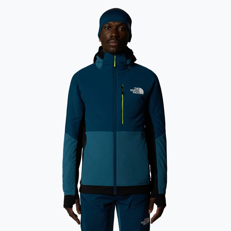 Geacă hibrid pentru bărbați The North Face Binntal Hybrid Ventrix Hoodie mallard blue/midnight