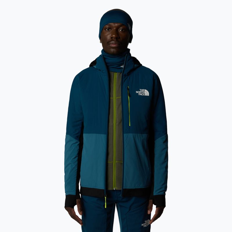 Geacă hibrid pentru bărbați The North Face Binntal Hybrid Ventrix Hoodie mallard blue/midnight 4