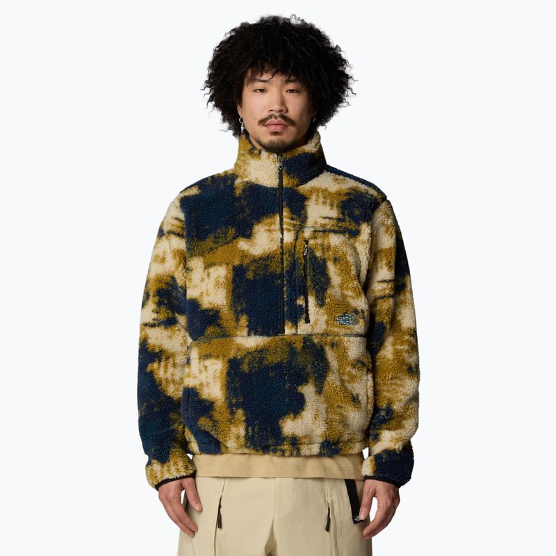 Hanorac pentru bărbați The North Face Extreme Pile Pullover midnight petrol bleach dye