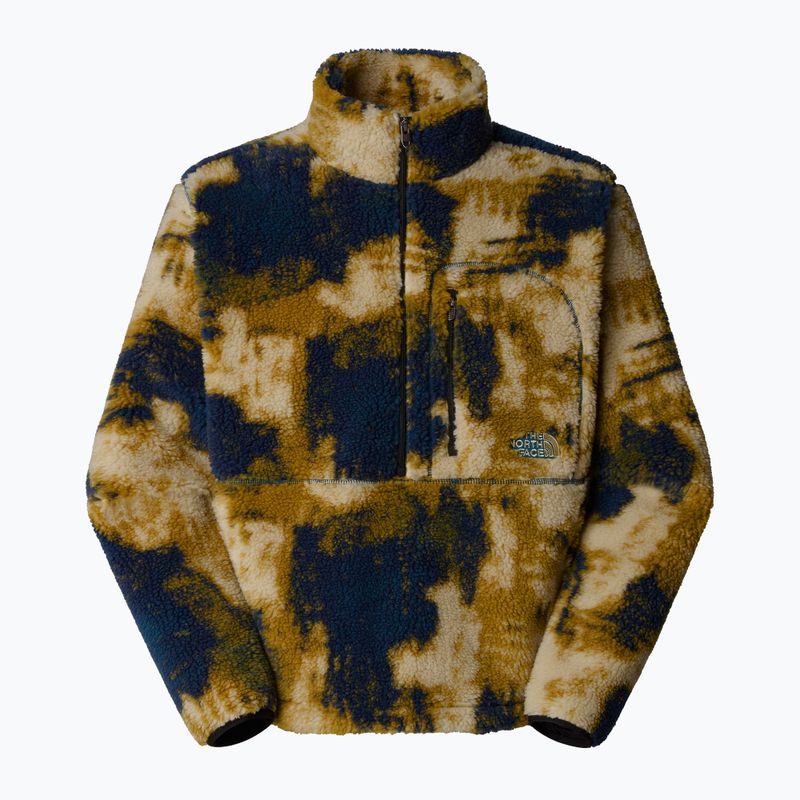 Hanorac pentru bărbați The North Face Extreme Pile Pullover midnight petrol bleach dye 4