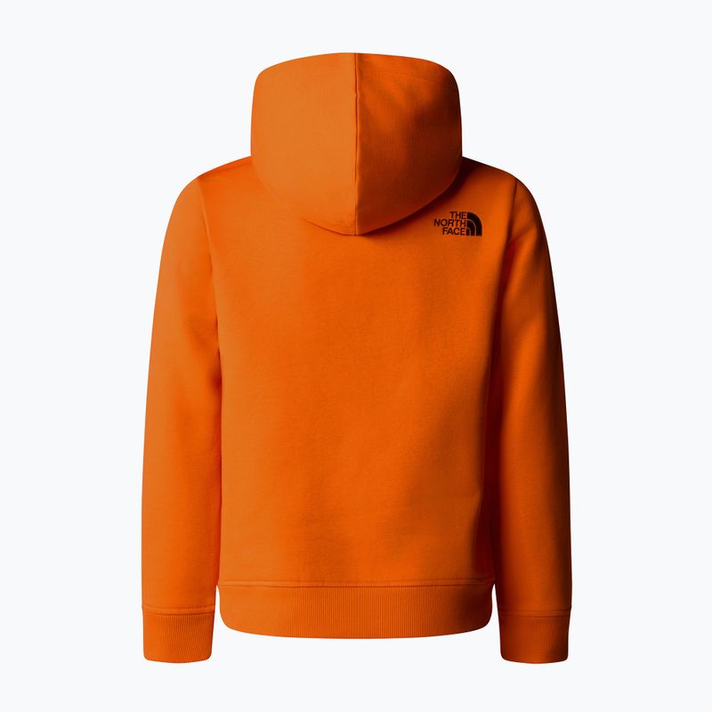 Hanorac pentru copii The North Face Drew Peak P/O Hoodie orange 5