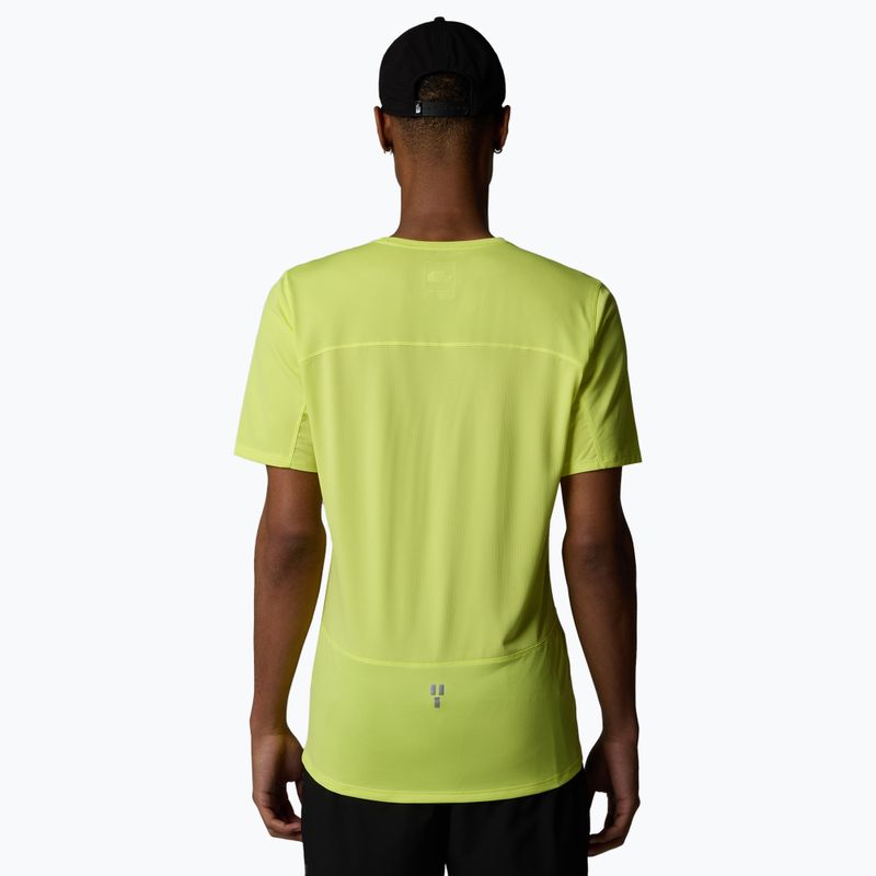 Tricou de alergare pentru bărbați The North Face Sunriser fireflow yellow 3