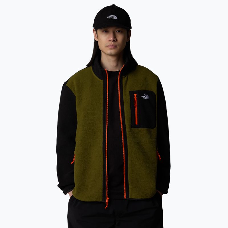 Bluză pentru bărbați The North Face Yumiori Full Zip forest olive/ black 4