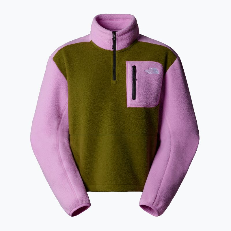 Bluză pentru femei The North Face Yumiori 1/4 Zip forest olive/ dragonfruit 4