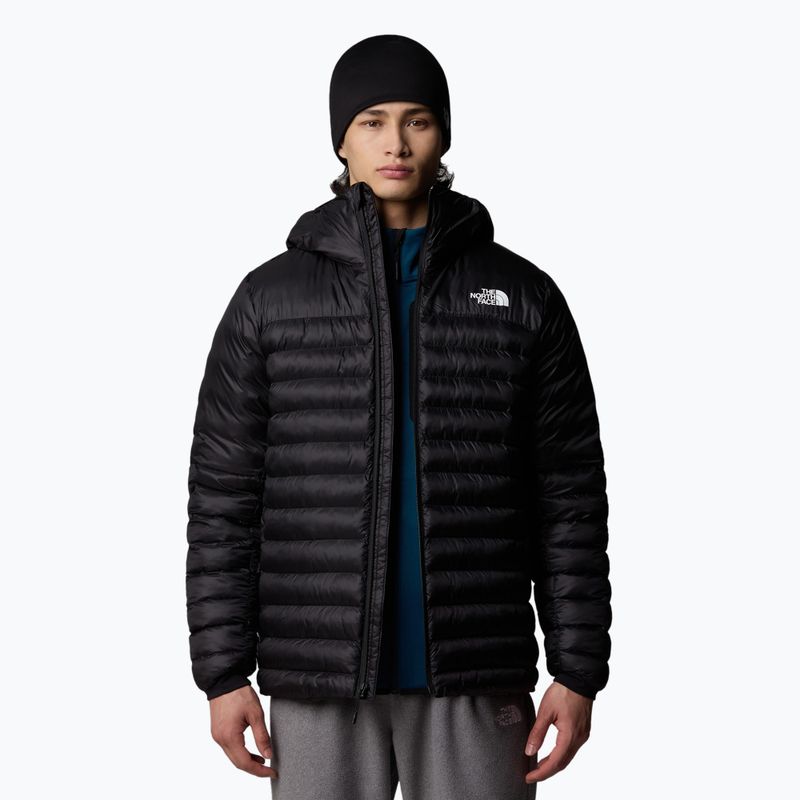 Jachetă de puf pentru bărbați The North Face Terra Peak Hoodie negru 4