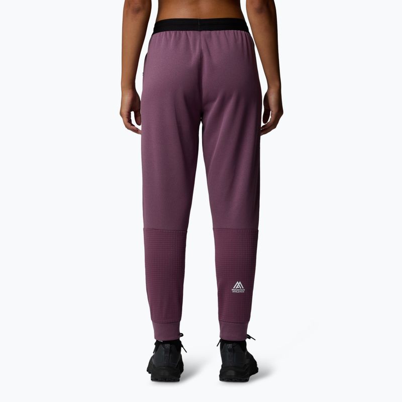 Pantaloni pentru femei The North Face Mountain Athletics Fleece midnight mauve 3