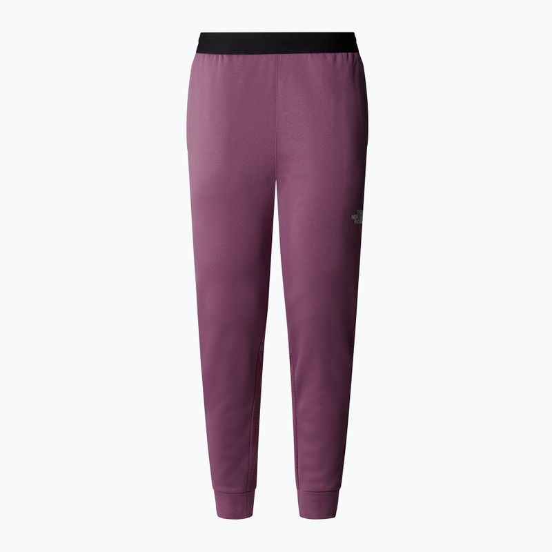 Pantaloni pentru femei The North Face Mountain Athletics Fleece midnight mauve 4