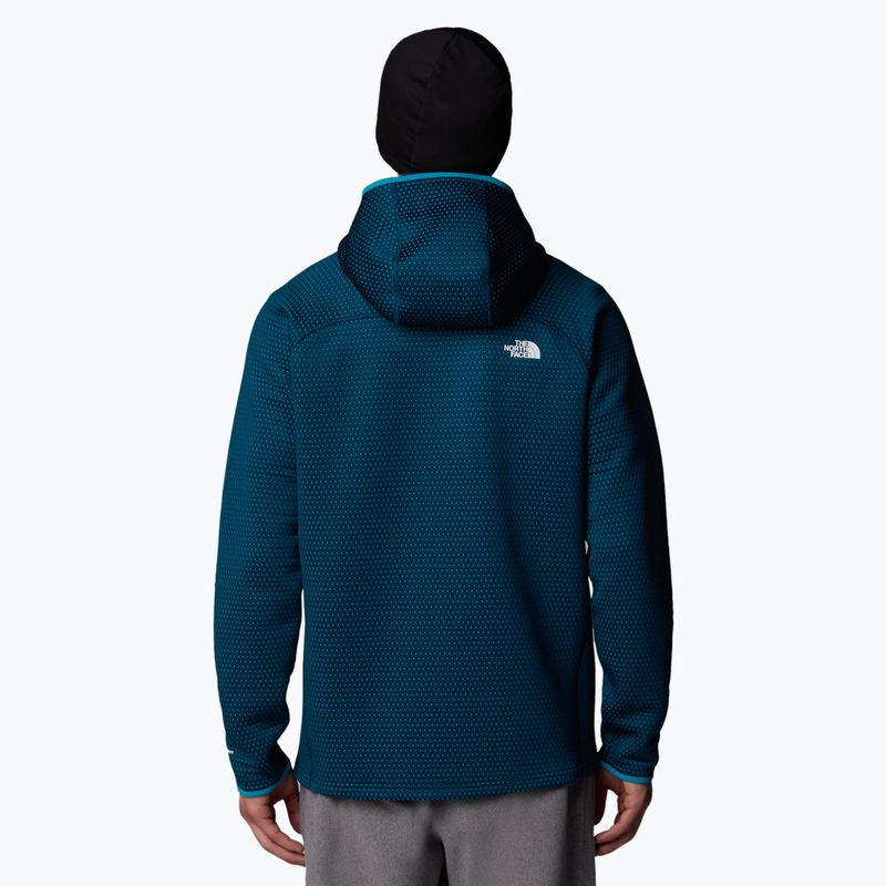 Bluză de trekking pentru bărbați The North Face Vertical Thermal FZ Hoodie midnight petrol 3