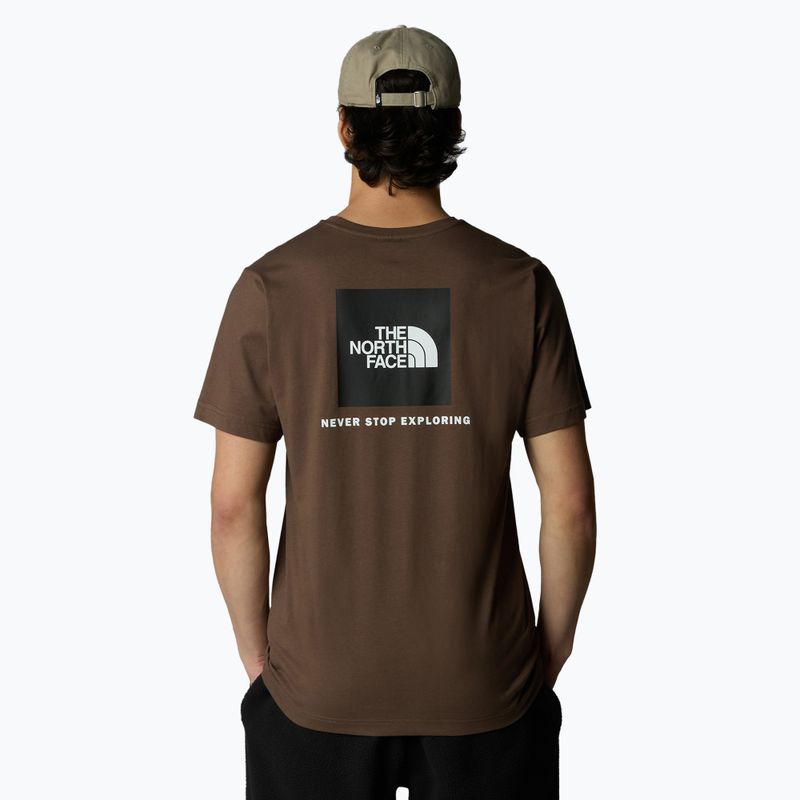 Tricou pentru bărbați The North Face Box Nse smokey brown/black