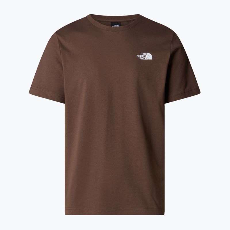Tricou pentru bărbați The North Face Box Nse smokey brown/black