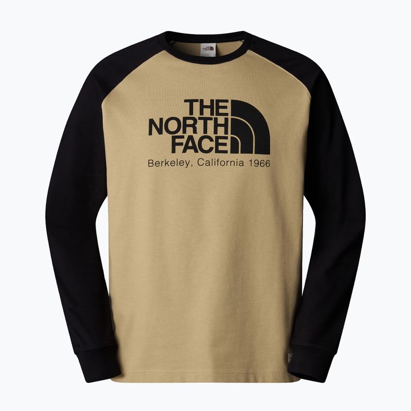 Longsleeve pentru bărbați The North Face Heritage khaki stone/black