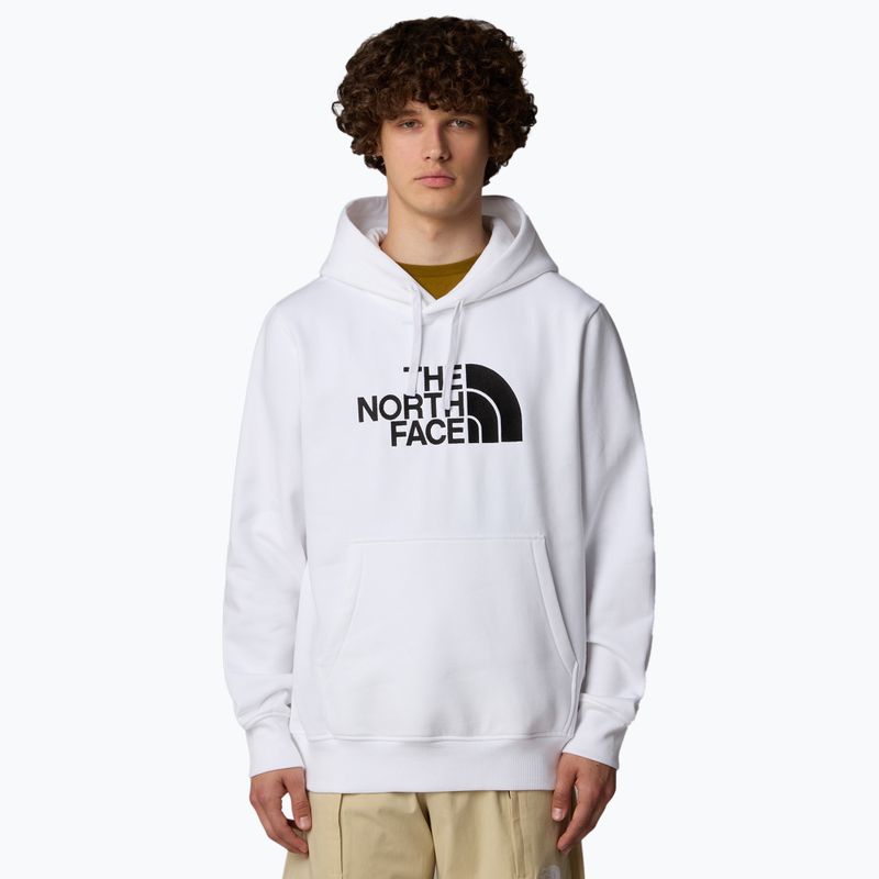 Hanorac pentru bărbați The North Face Drew Peak Pullover Hoodie white/black