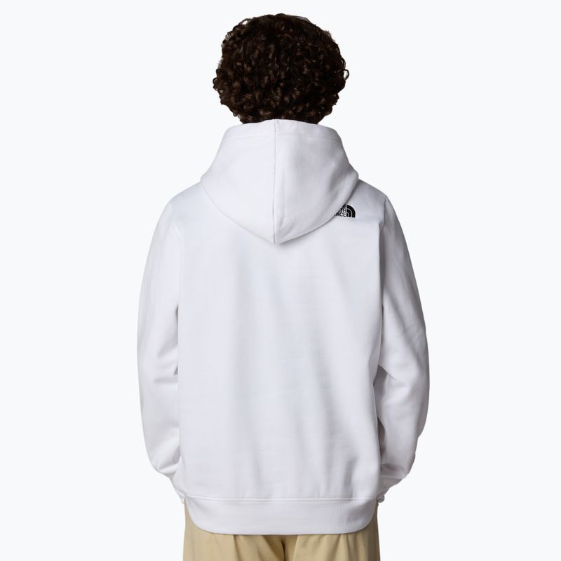 Hanorac pentru bărbați The North Face Drew Peak Pullover Hoodie white/black 3