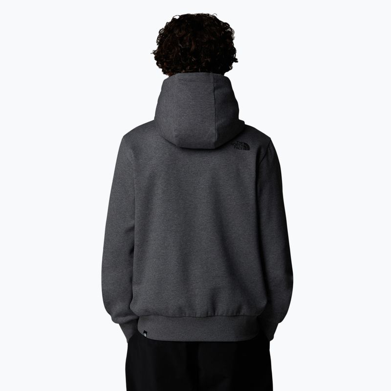 Bluză pentru bărbați The North Face Simple Dome Hoodie medium grey heather 3