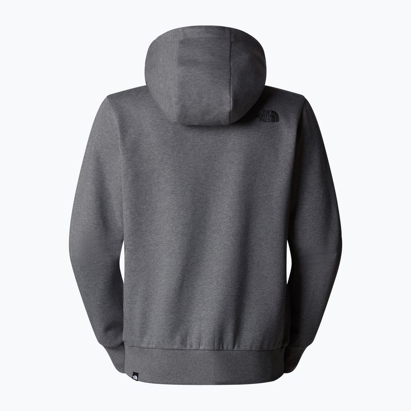 Bluză pentru bărbați The North Face Simple Dome Hoodie medium grey heather 5