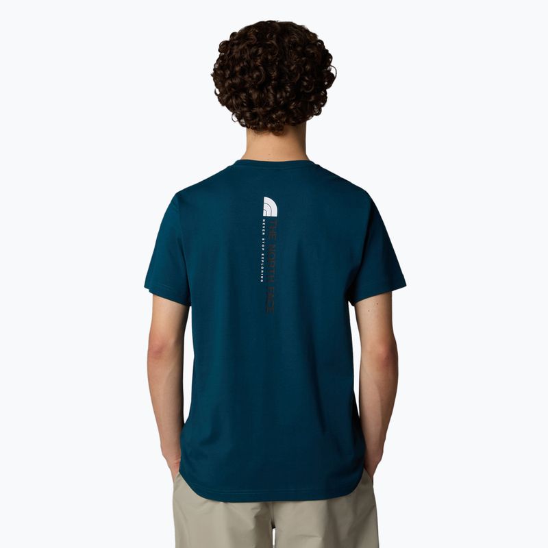Tricou pentru bărbați The North Face Vertical midnight petrol