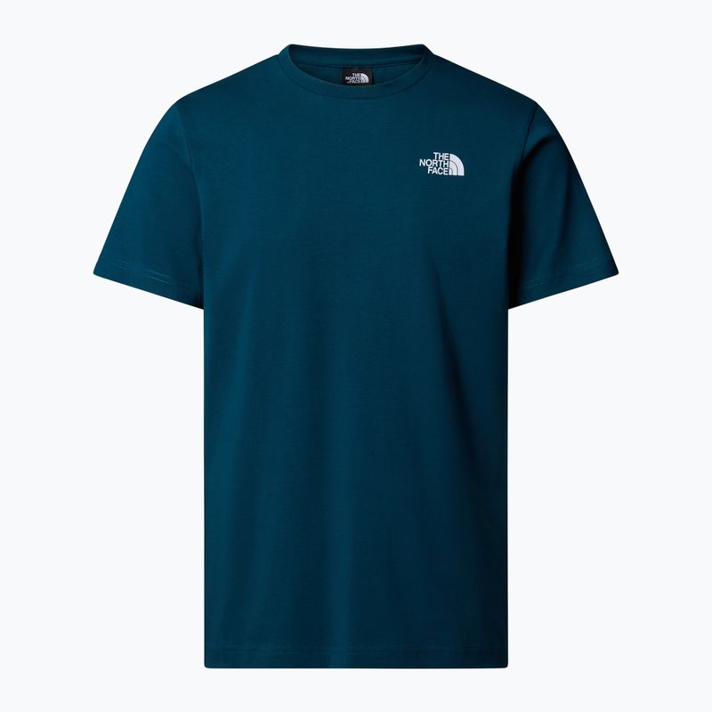 Tricou pentru bărbați The North Face Vertical midnight petrol