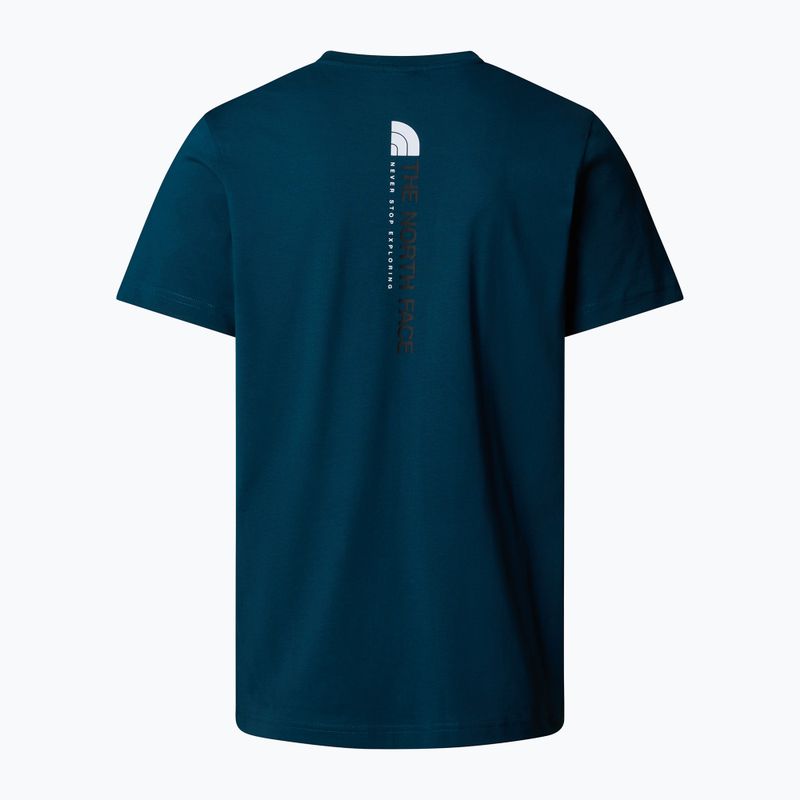Tricou pentru bărbați The North Face Vertical midnight petrol