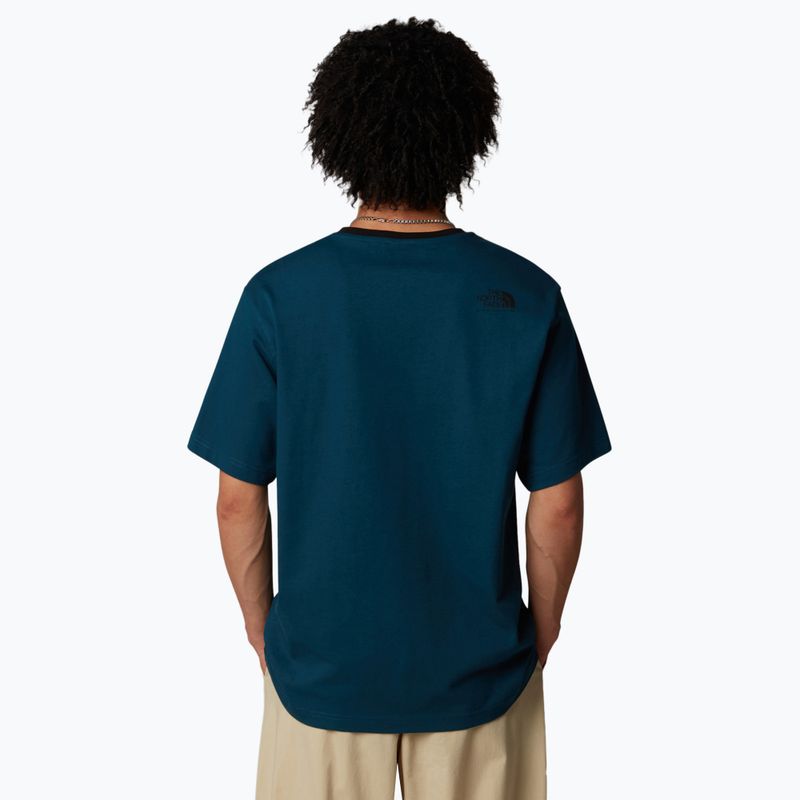 Tricou pentru bărbați The North Face Heritage Pocket Tee midnight petrol 3