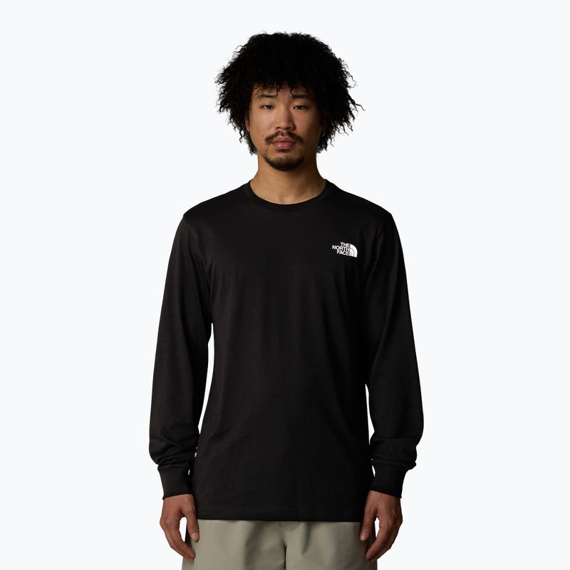 Longsleeve pentru bărbați The North Face Easy Tee tnf black