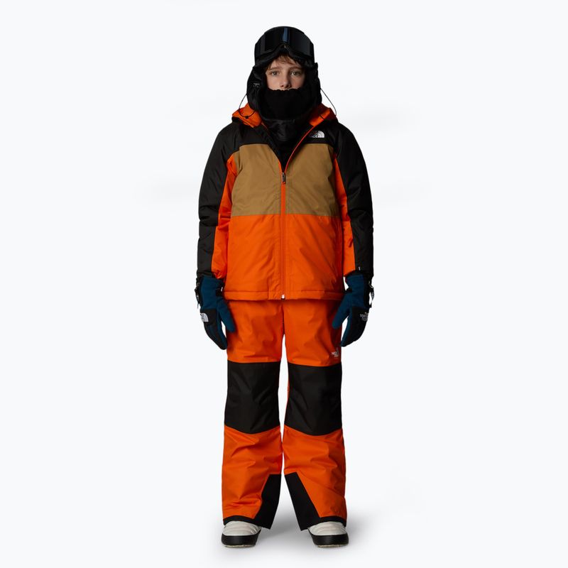 Geacă de schi pentru copii The North Face Freedom Insulated orange 2