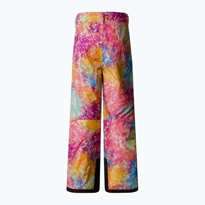 Pantaloni de schi pentru copii  The North Face Freedom Insulated radiant poppy blowing wind print 5