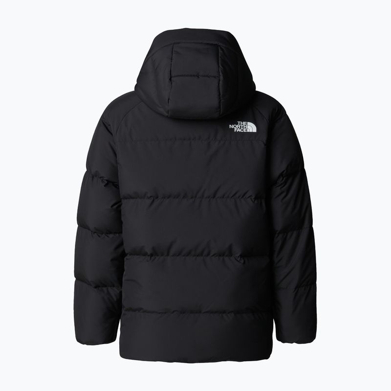 Geacă cu puf pentru copii The North Face Teen North Down Fleece Lined Short Parka tnf black 2