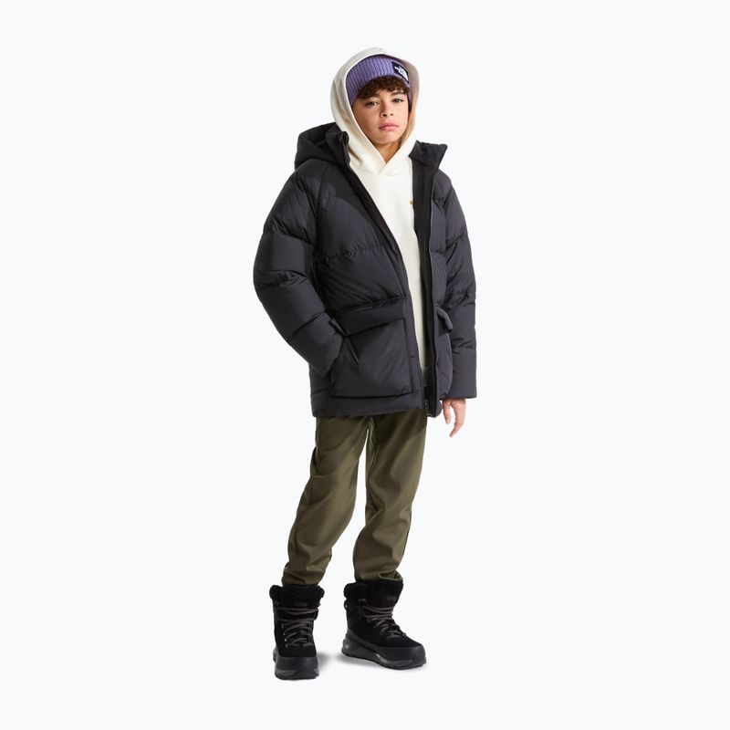 Geacă cu puf pentru copii The North Face Teen North Down Fleece Lined Short Parka tnf black 4