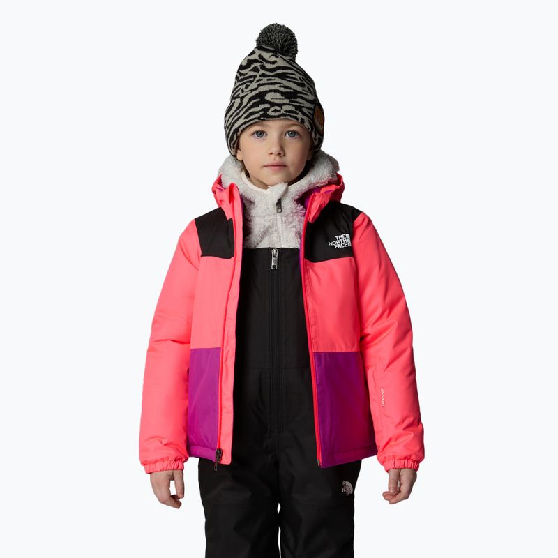 Geacă de schi pentru copii The North Face Kid Freedom Insulated radiant poppy 4