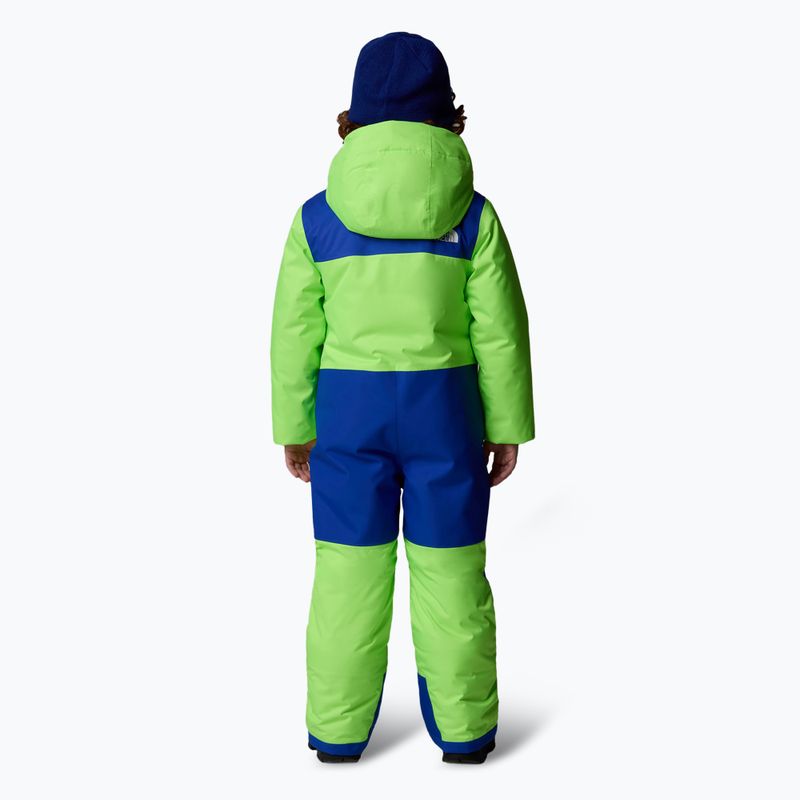 Costum de schi pentru copii The North Face Kid Freedom Snow Suit safety green 2