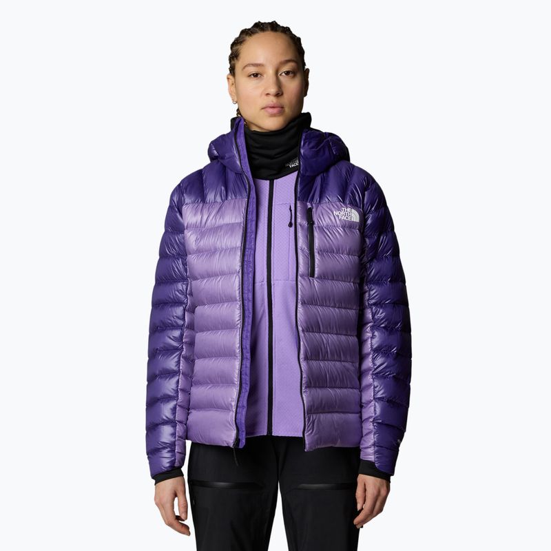 Geacă de puf pentru femei The North Face Summit Breithorn Hoodie peak purple/purple granite 4