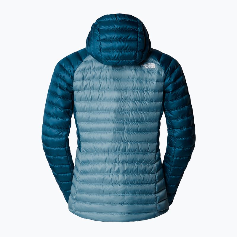 Geacă cu puf pentru femei The North Face Bettaforca Lt Down Hoodie algae blue/midnight petrol 6