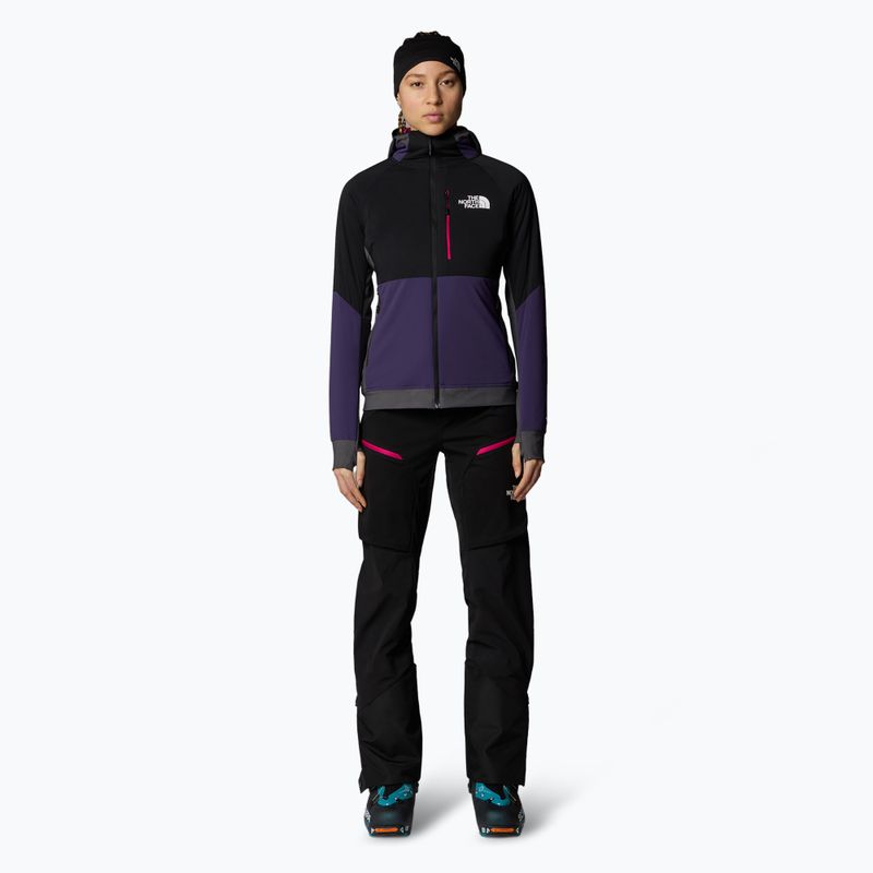 Geacă hibrid pentru femei The North Face Binntal Hybrid Ventrix Hoodie eternal purple/black 2