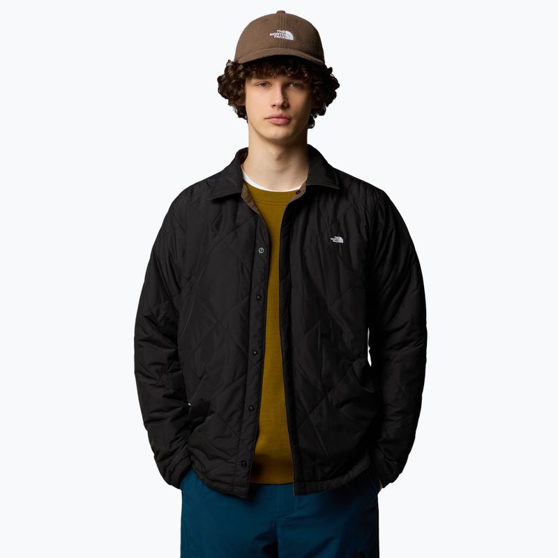 Geacă izolată pentru bărbați The North Face Afterburner Insulated Flannel black/smokey brown 5