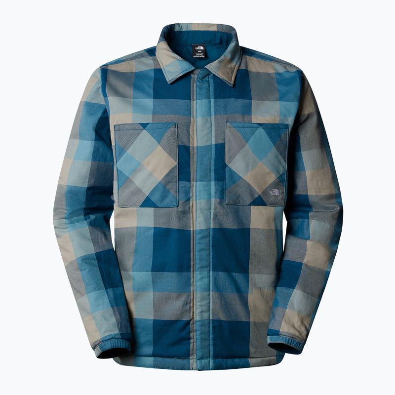 Geacă izolată pentru bărbați The North Face Afterburner Insulated Flannel midnight petrol 5