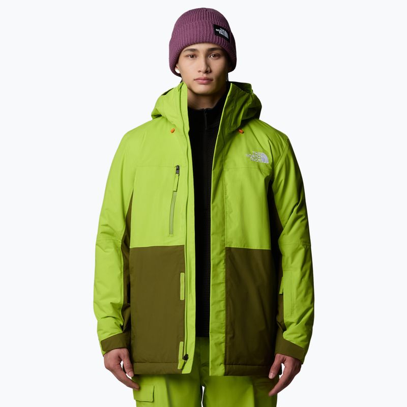 Geacă de schi pentru bărbați The North Face Freedom Insulated meadow brass/forest olive 4