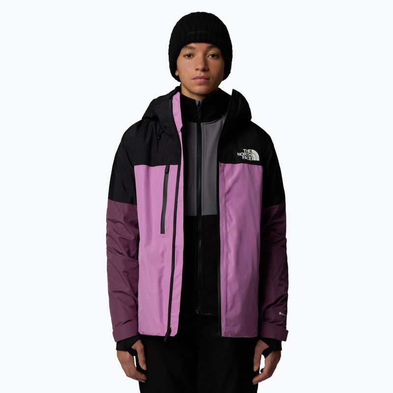 Geacă de schi pentru femei The North Face Dawnstrike GTX Insulated black/dragonfruit/midnight mauve 4