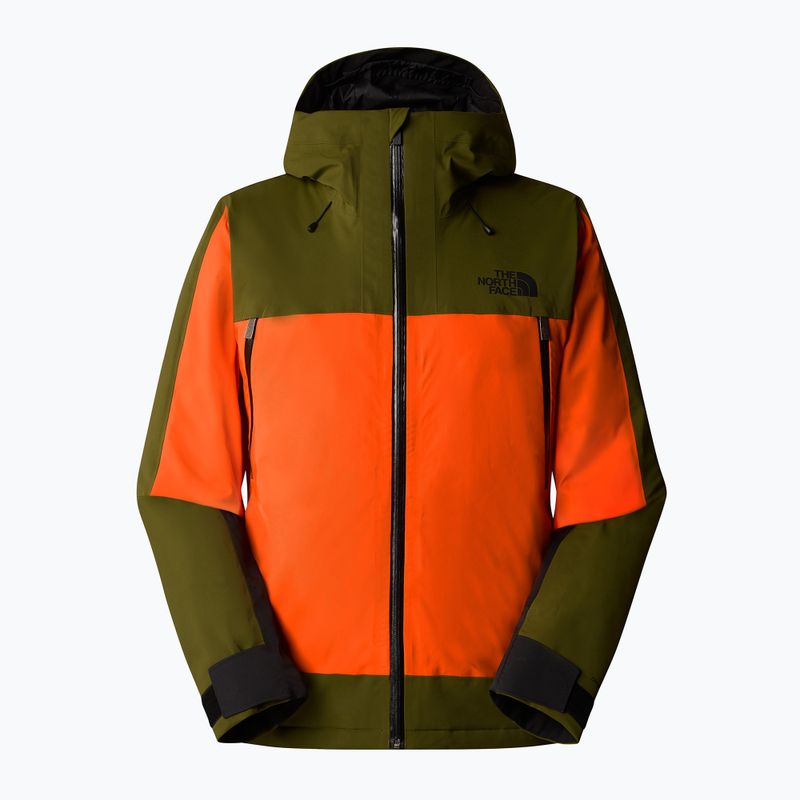 Geacă de schi pentru bărbați The North Face Mount Bre orange/forest olive 5