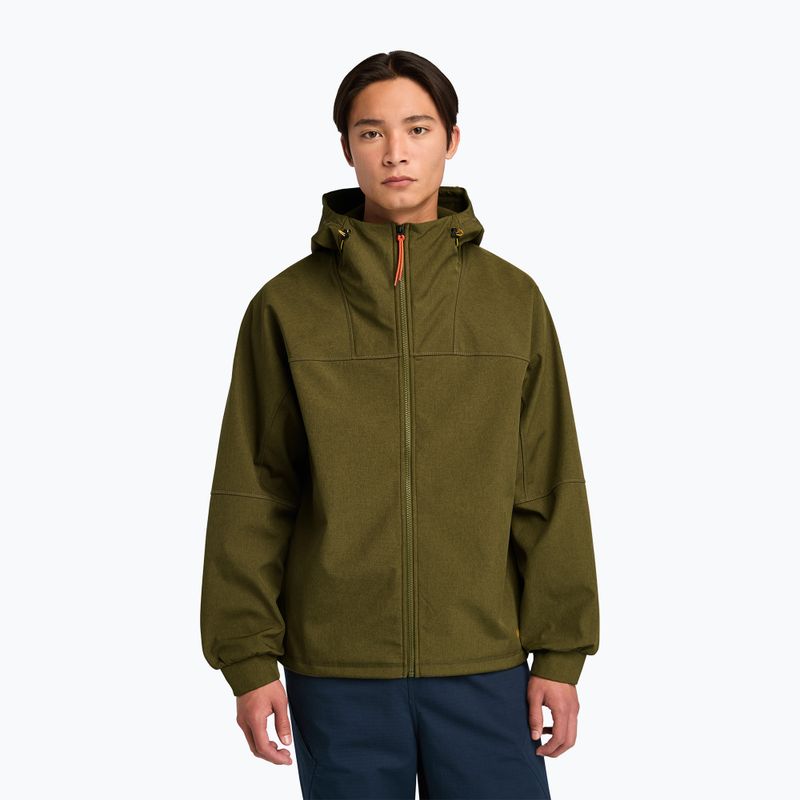 Geacă pentru bărbați Timberland Softshell Hooded dark olive