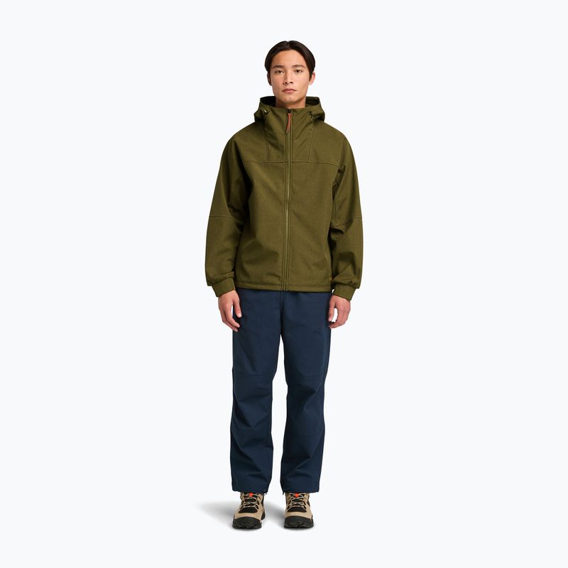 Geacă pentru bărbați Timberland Softshell Hooded dark olive 2