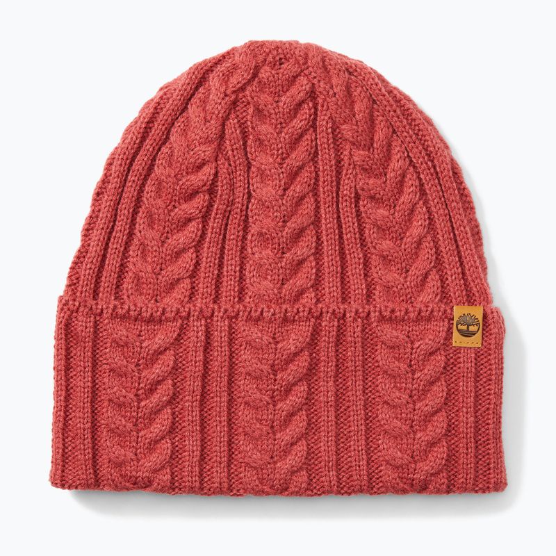 Căciulă de iarnă pentru femei Timberland Cable Beanie garnet rose