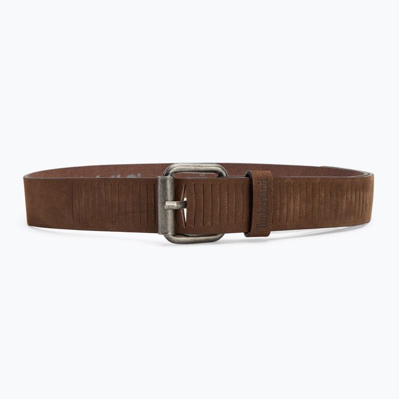 Curea de pantaloni pentru bărbați Timberland 35Mm Nubuck Belt dark brown 3