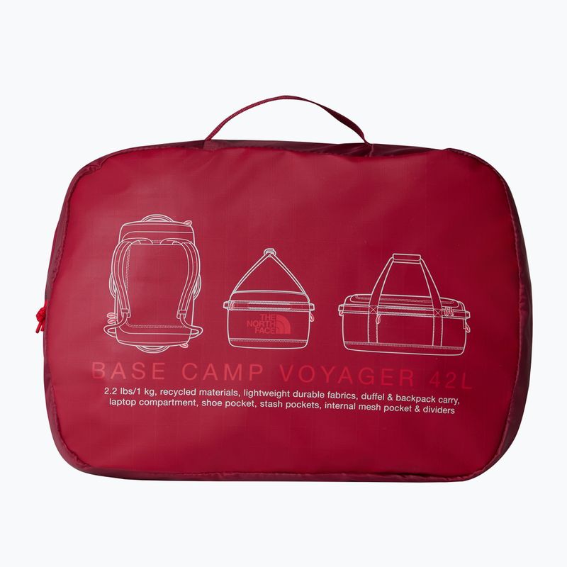 Geantă de voiaj The North Face Base Camp Voyager Duffel 42 l beetroot/red 4