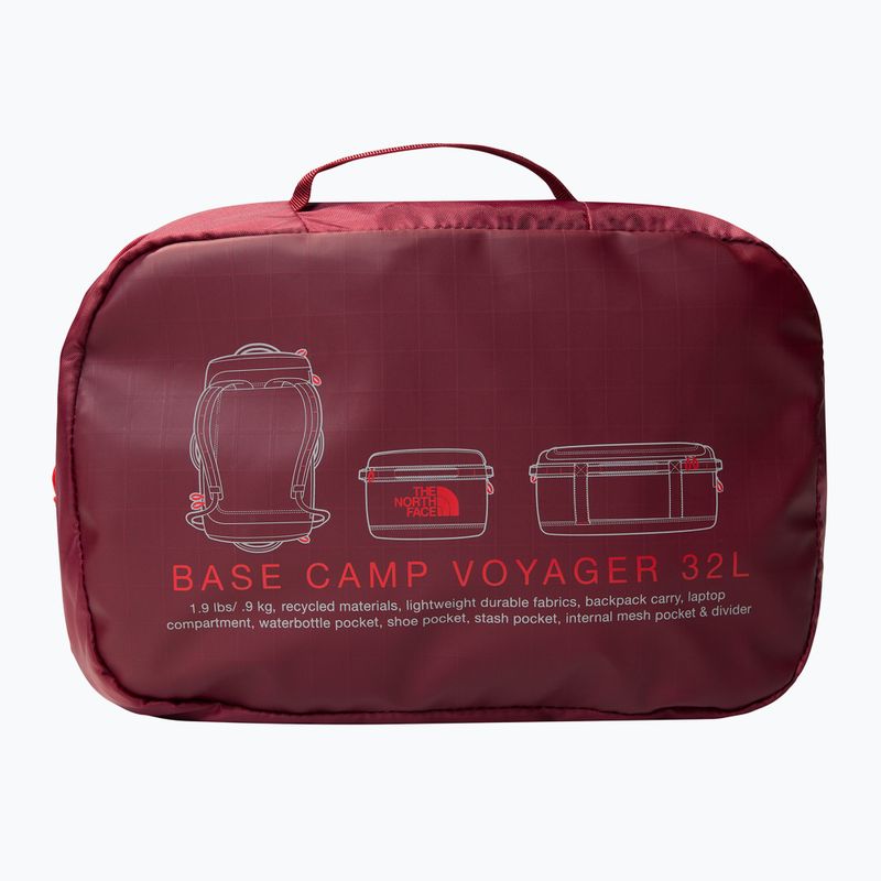 Geantă de voiaj The North Face Base Camp Voyager Duffel 32 l beetroot/red 4