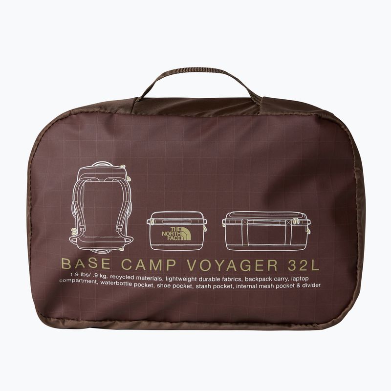 Geantă de voiaj The North Face Base Camp Voyager Duffel 32 l smokey brown/khaki stone 4