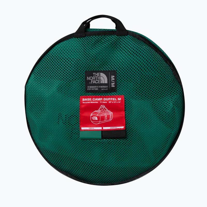 Geantă de voiaj The North Face Base Camp Duffel M 71 l evergreen/black 2