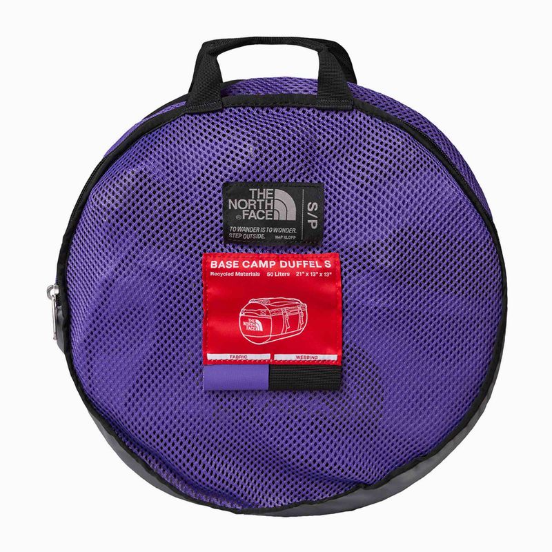 Geantă de voiaj The North Face Base Camp Duffel S 50 l peak purple/black 3