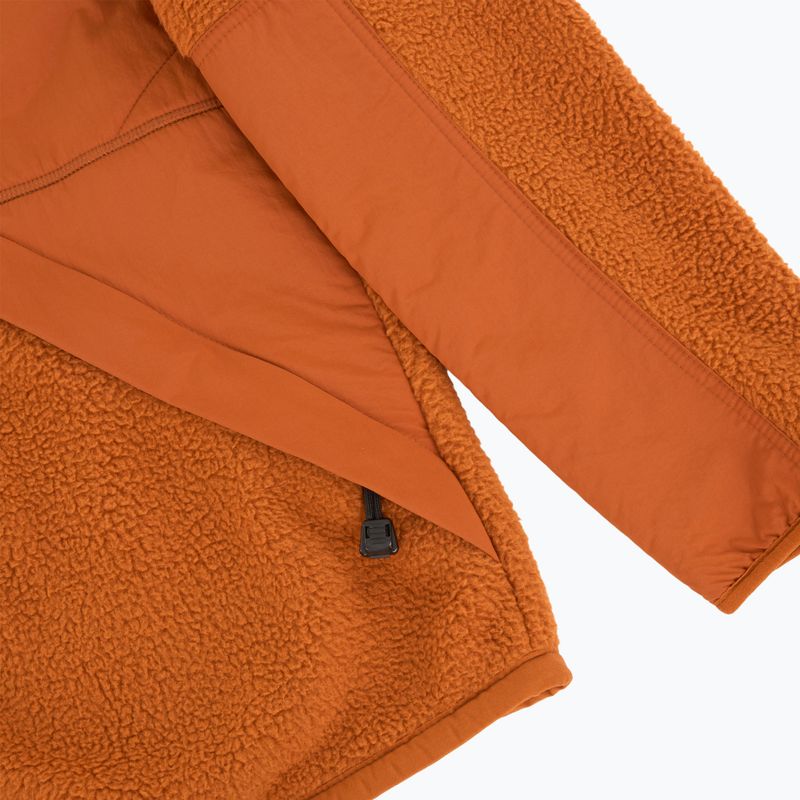 Bluză pentru bărbați Timberland Sherpa Mix Media Fleece umber 4