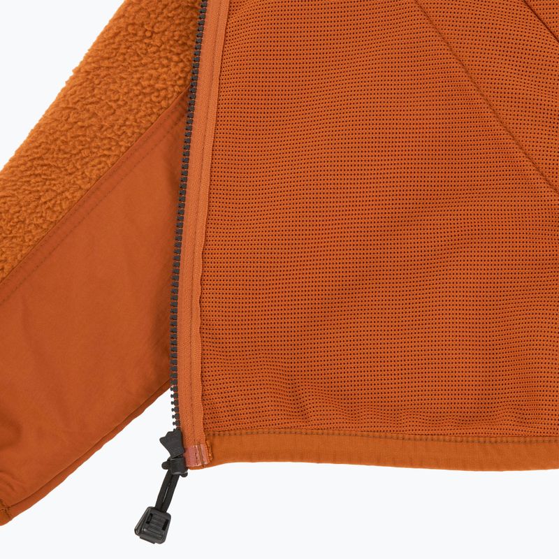 Bluză pentru bărbați Timberland Sherpa Mix Media Fleece umber 5