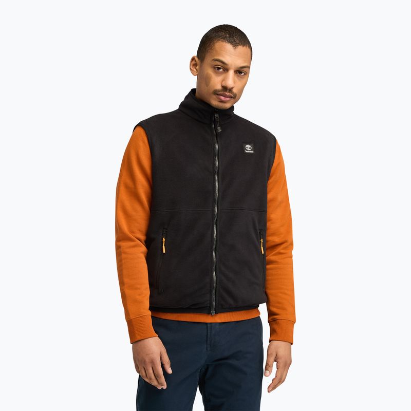 Vestă pentru bărbați Timberland Polar Vest Fleece black